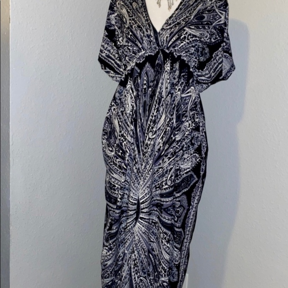 🌻Maxi Dress Black and white